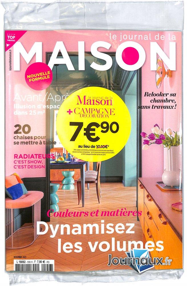 Le Journal De La Maison + Campagne Décoration  n° 556 2023-10-26