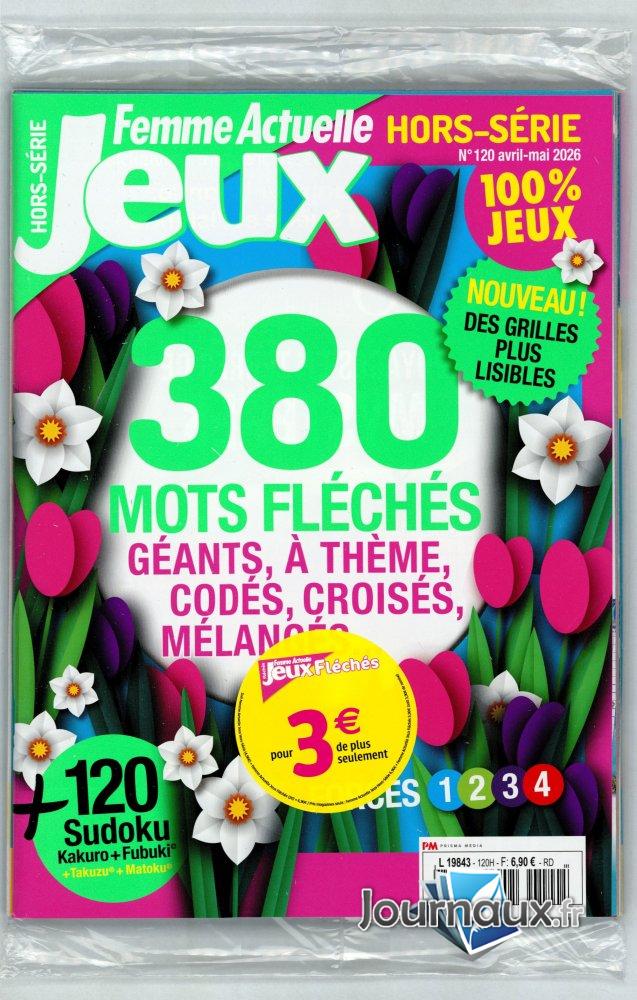 Pack Femme Actuelle Jeux Hors-Sére  n° 120 2026-04-09