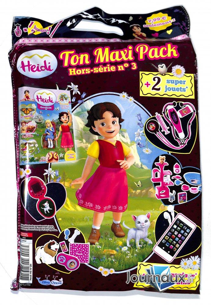HEIDI - Maxi Pack Hors-Série 2 + 2 Magazines +2 super jouets