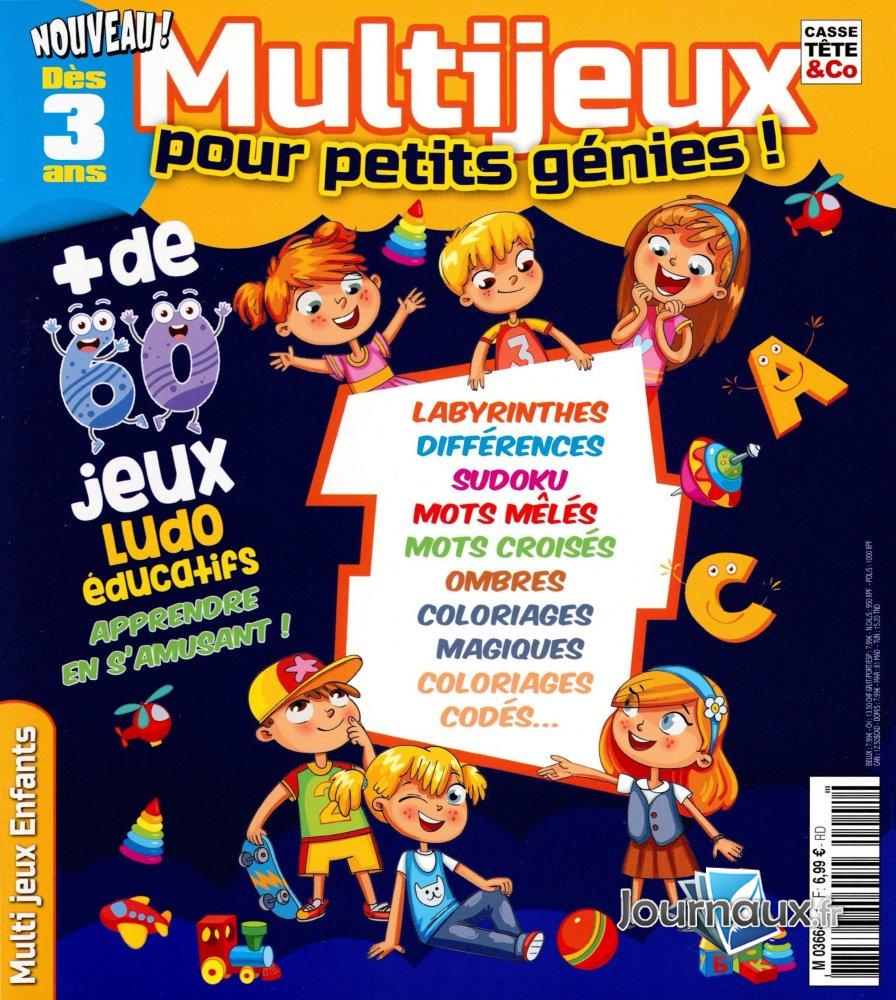 Multijeux pour petits génies ! Dès 3 ans n° 1 2025-02-14