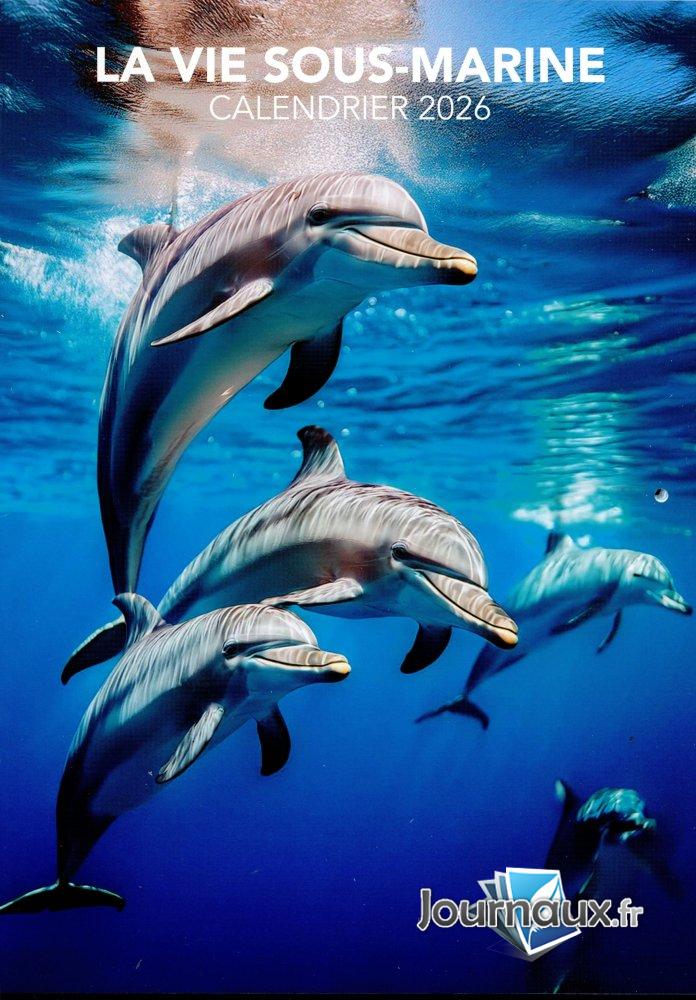Calendrier 2026 la vie sous-marine n° 1 2025-10-07