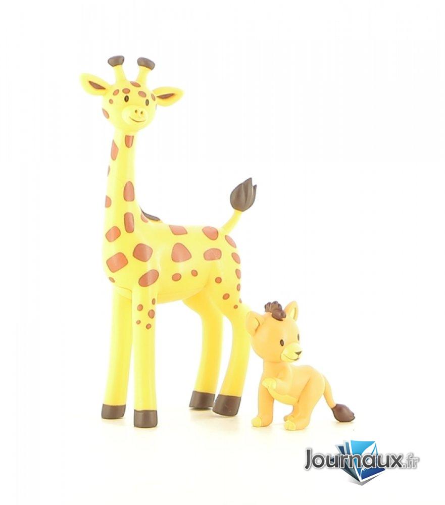 Sandy la girafe et Kimba le lionceau