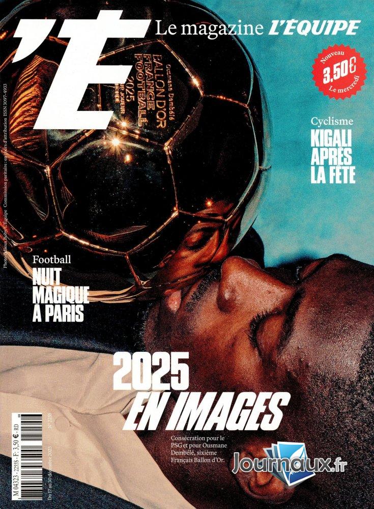 Le magazine l'équipe n° 2255 2025-12-17