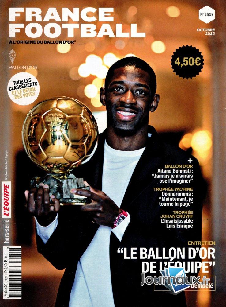 France Football - Hors-Série  n° 3959 2025-09-29