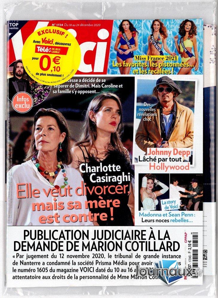 Programme Tv Du Vendredi 3 Décembre 2021 www.journaux.fr - Voici + Télé