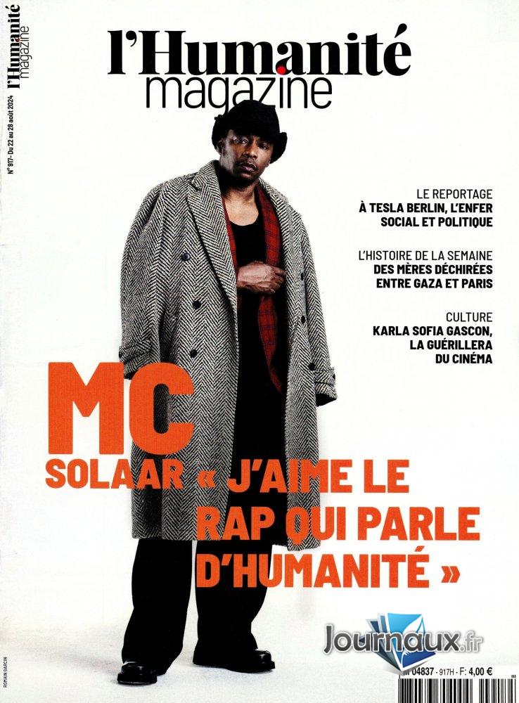 L'Humanité magazine n° 917 2024-08-22