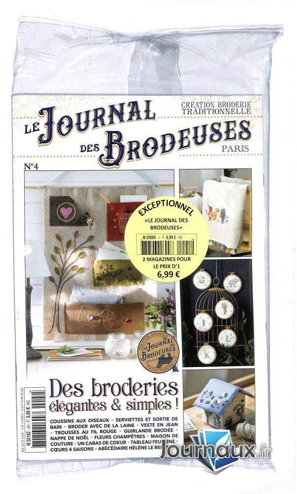 Le journal des brodeuses pack  n° 1 2026-01-28