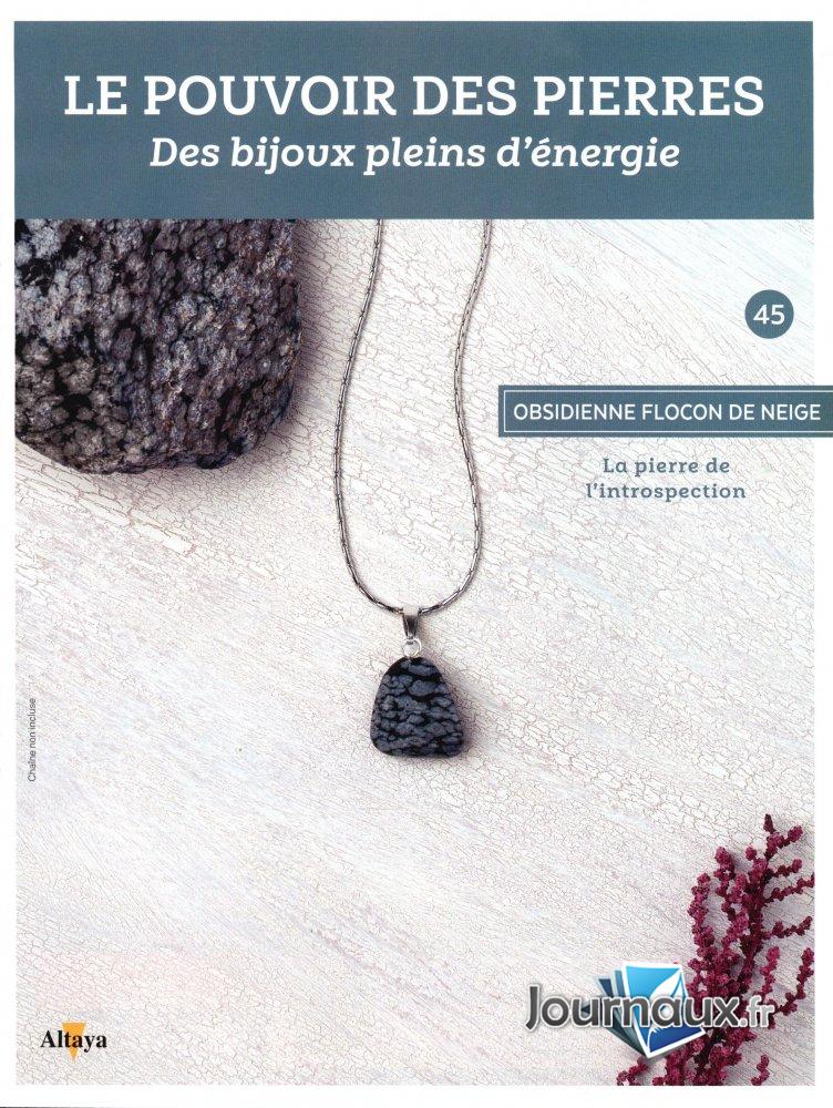 Obsidienne Flocon de Neige - La Pierre De L'Introspection