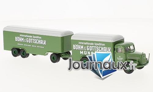 MAN F8 wagon remorque, Böhm & Gottschalk