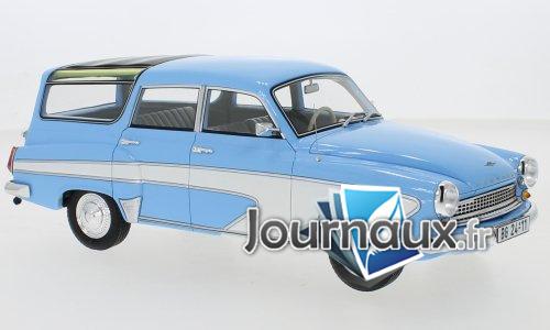 Wartburg 312 Camping Deluxe, bleu clair/blanc - 1967