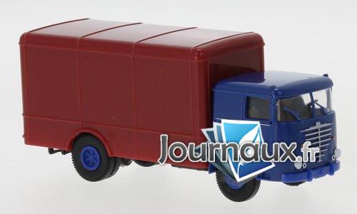 Büssing LU 11 F Koffer, blau/rouge foncé - 1960