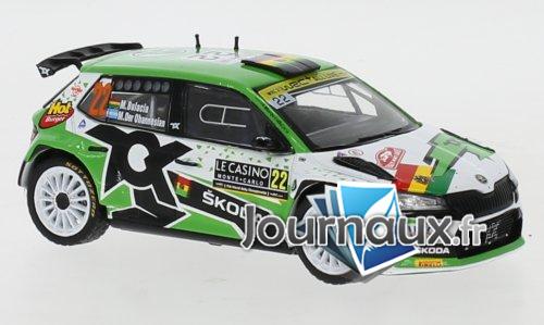 Skoda Fabia Rally 2 EVO, No.22, Rallye WM, Rally Monte Carlo - 2021