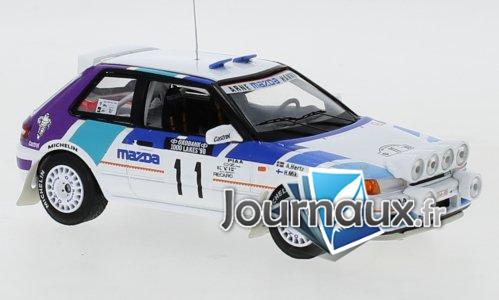 Mazda 323 GTX, No.11, Mazda Rally Team Europe, Rallye WM, 1000 Lakes Rallye - 1990