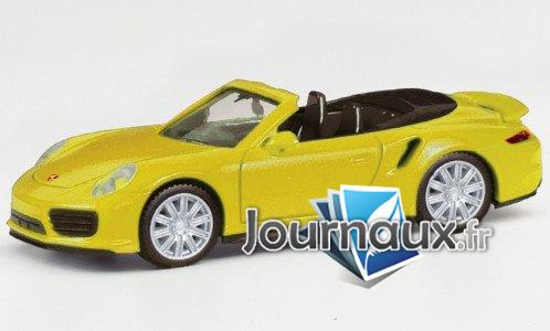 Porsche 911 Turbo cabriolet, gelb