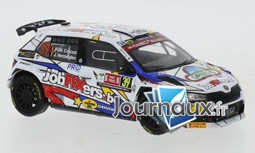 Skoda Fabia Rally 2 EVO, No.39, jobfixers.be, Rallye WM, Rally Ypres - 2021