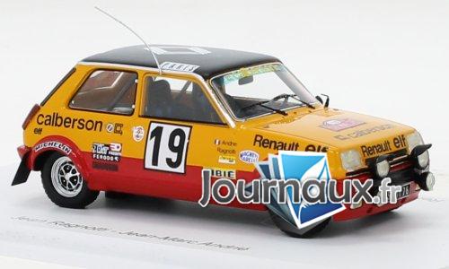 Renault 5 Alpine Gr.2, No.19, Calberson, Rallye WM, Rallye Monte Carlo - 1978