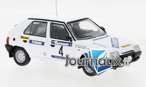 Skoda favorit 136L, No.4, Rallye Vala?skaá Zima - 1989