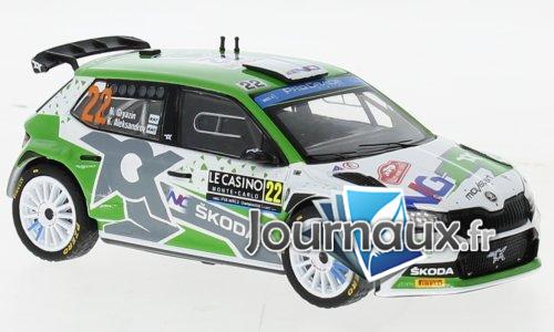Skoda Fabia Rally2 EVO, No.22, Rallye WM, Rally Monte Carlo - 2022