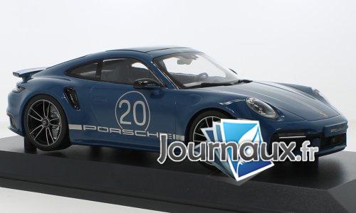 Porsche 911 (992) Turbo S , bleu - 2021