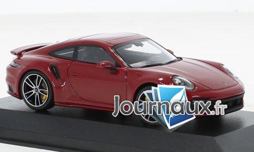 Porsche 911 (992) Turbo S Sport Design, rouge foncé - 2021