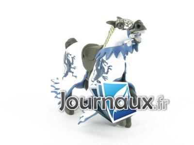 Cheval au dragon bleu