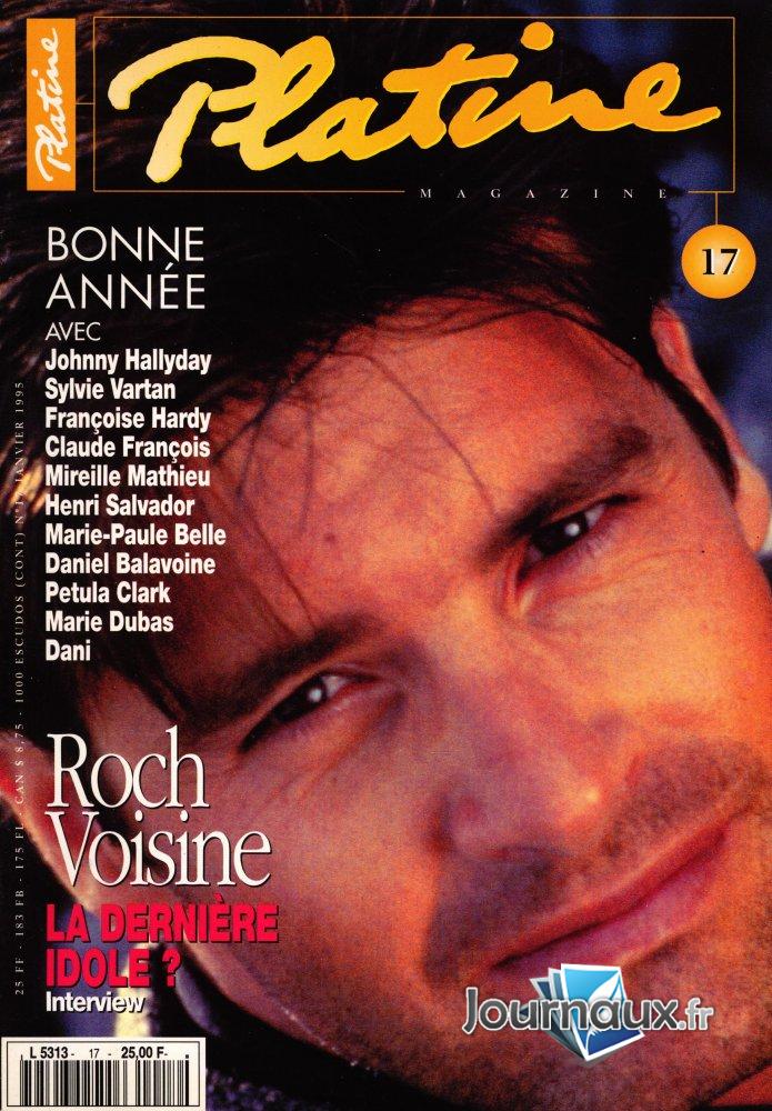 Platine Janvier 1995 Roch Voisine 