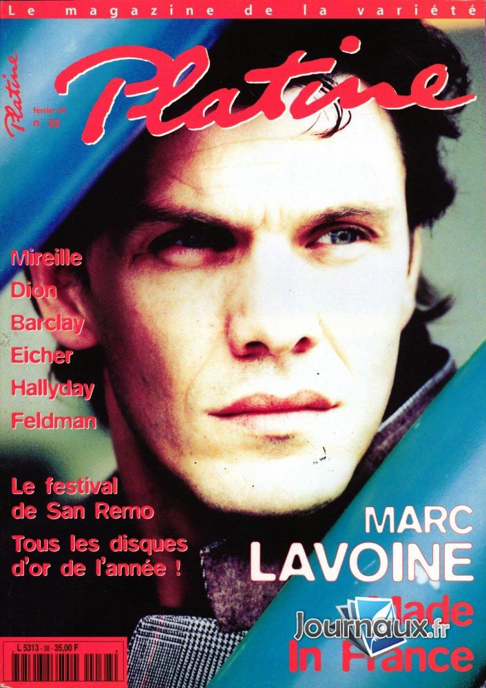 Platine Marc Lavoine Février 1997