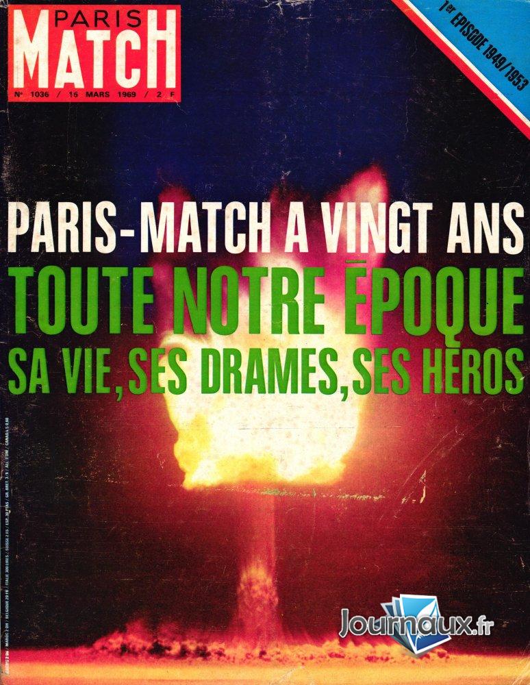 Paris Match du 16 Mars 1969 -Anniversaire- n° 1036 2023-09-12