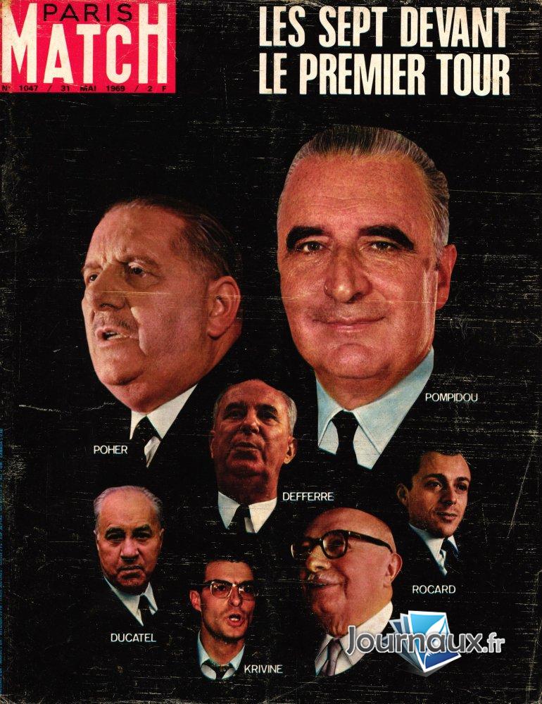 Paris Match du 31 Mai 1969 - Pompidou