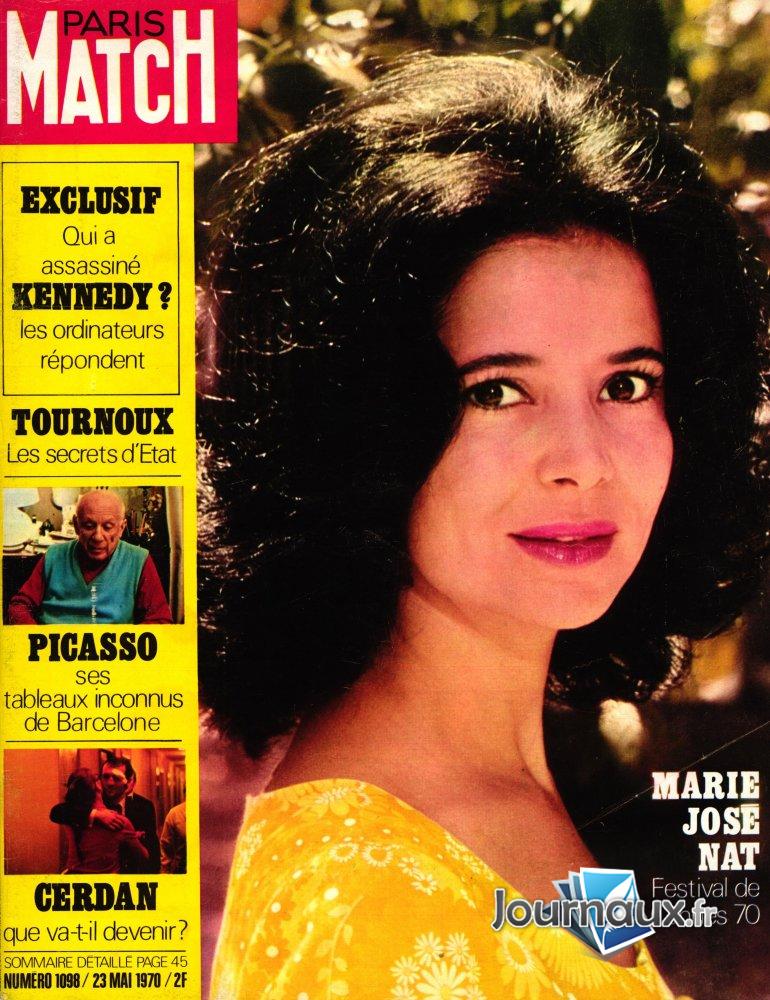 Paris Match du 23 Mai 1970 Marie José Nat  n° 1098 2023-11-28