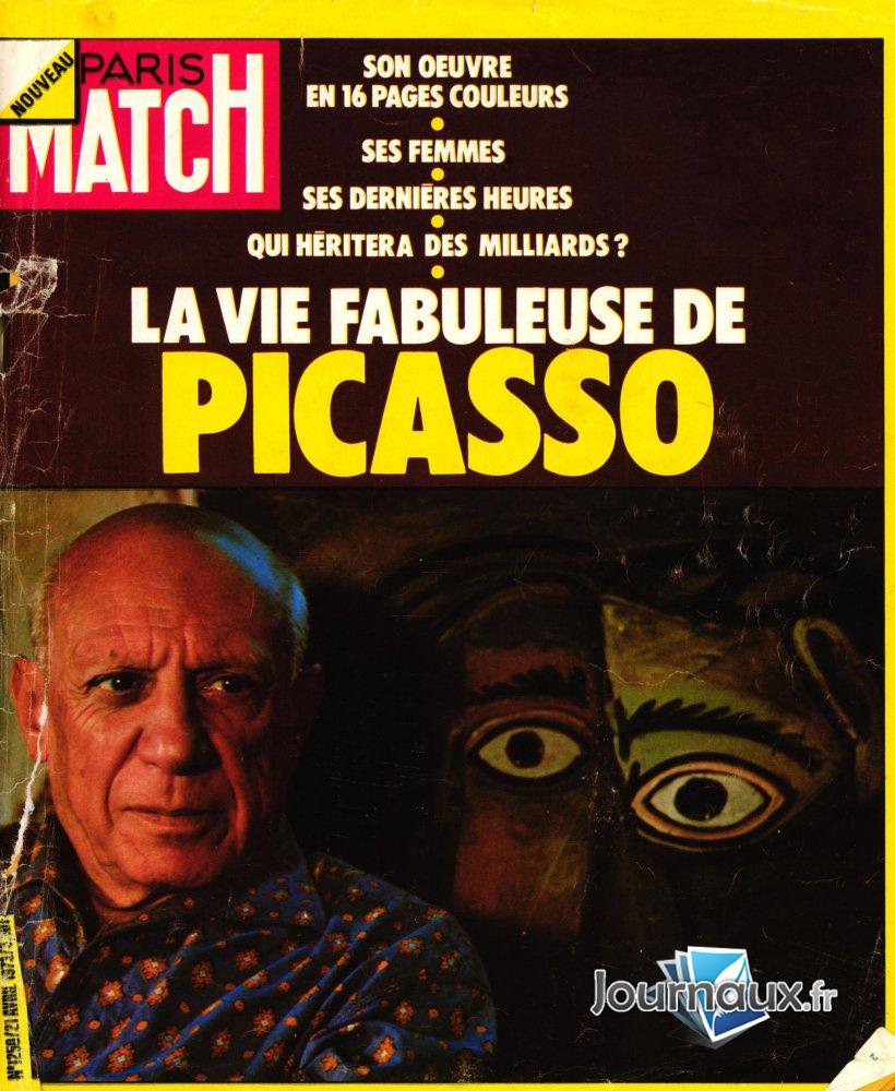 Paris Match du 21 Avril 1973 - Picasso  n° 1250 2023-09-12
