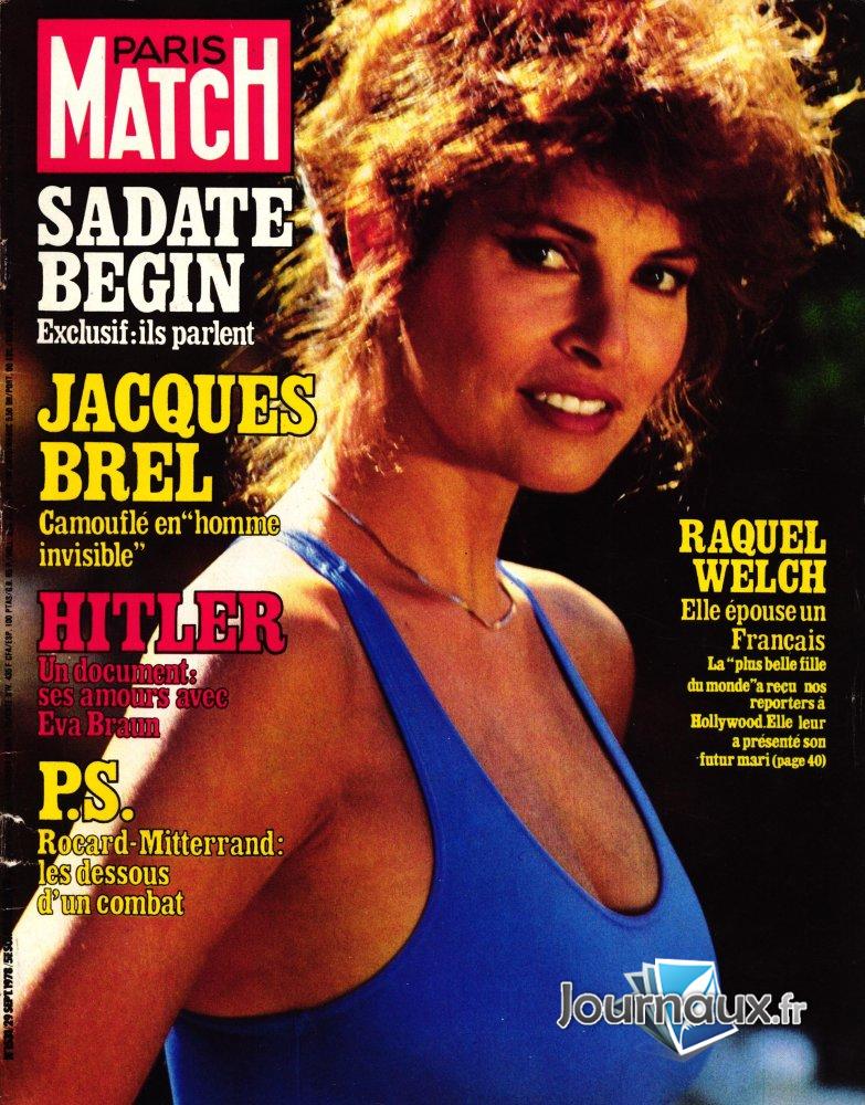 Paris Match du 29 Septembre 1978 Raquel Welch  n° 1531 2023-09-08