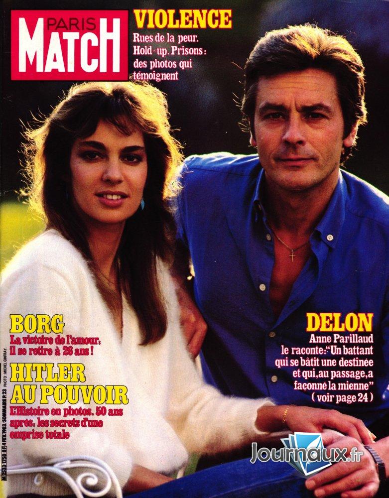 Paris Match du 4 Février 1983 Delon n° 1758 2022-07-29