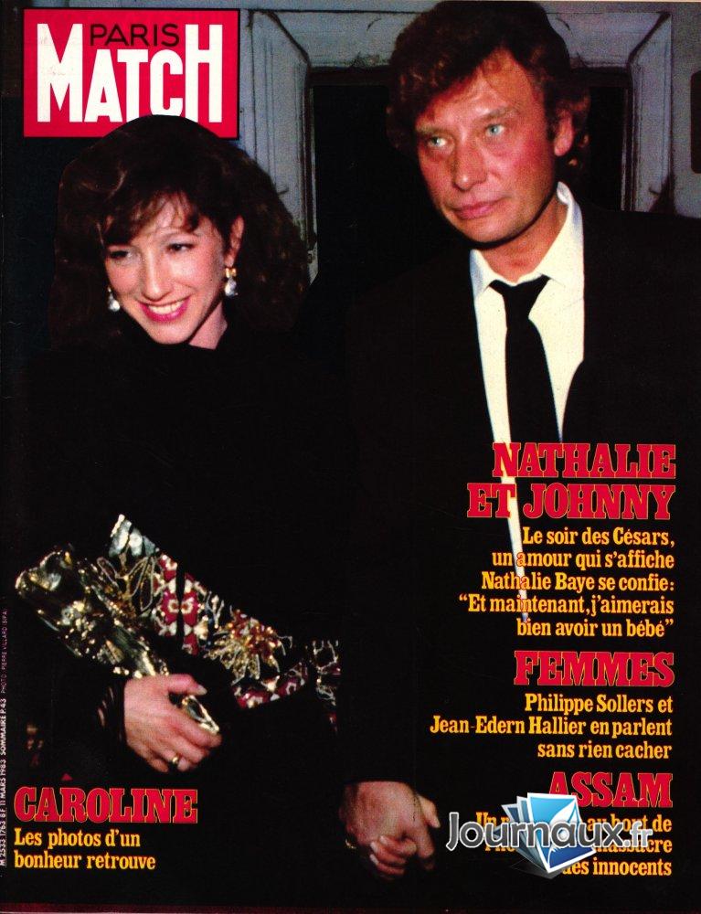 Paris Match du 11 Mars 1983 Hallyday
