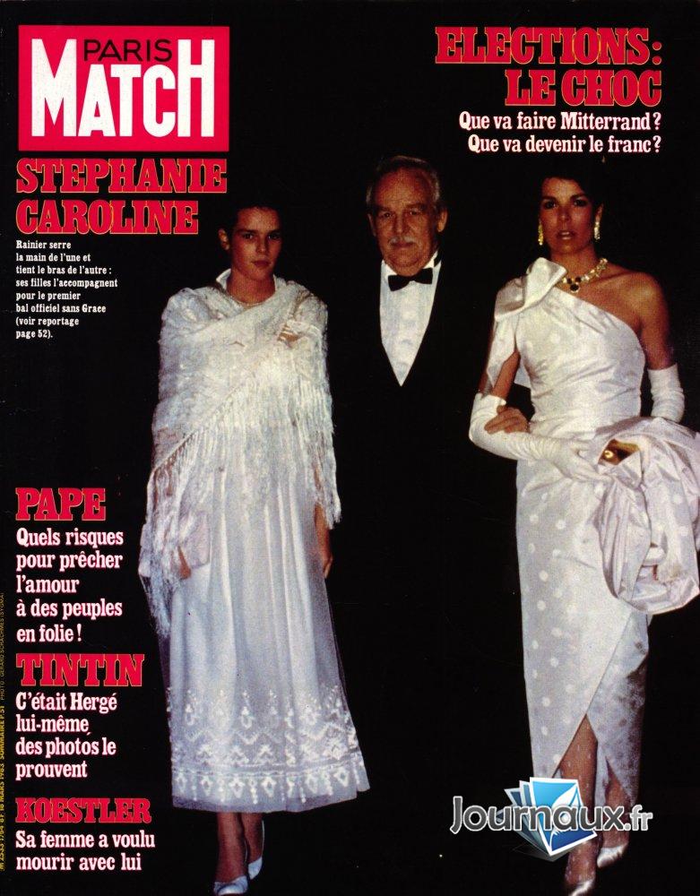 Paris Match du 18 Mars 1983 Monaco n° 1764 2022-08-17