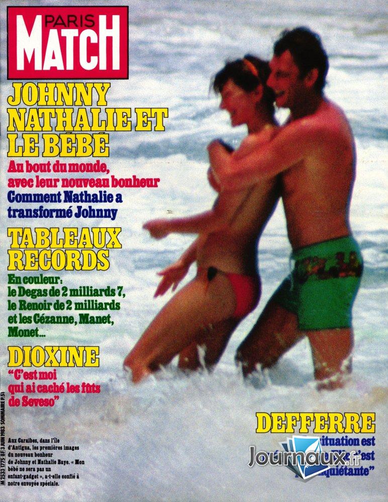 Paris Match du 3 Juin 1983 Johnny Hallyday