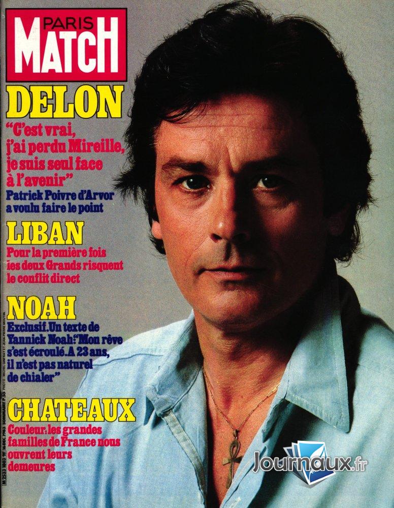 Paris Match du 16 Décembre 1983 Alain Delon n° 1803 2022-05-03