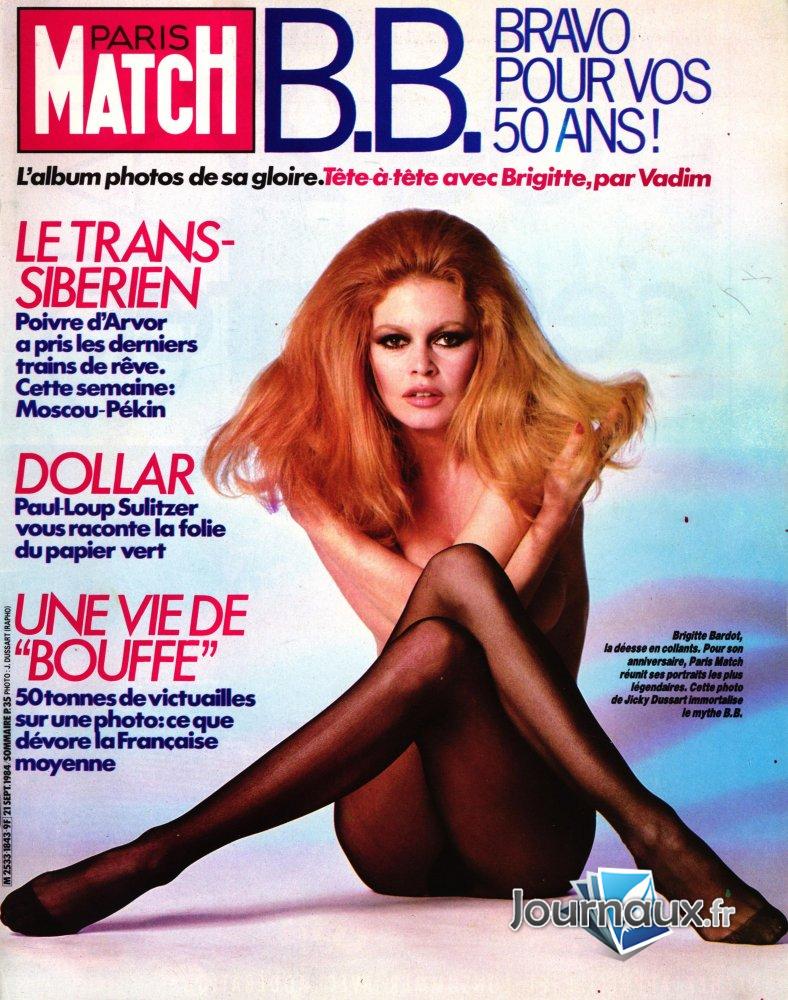 Paris Match du 21 Septembre 1984 n° 1843 2022-03-07
