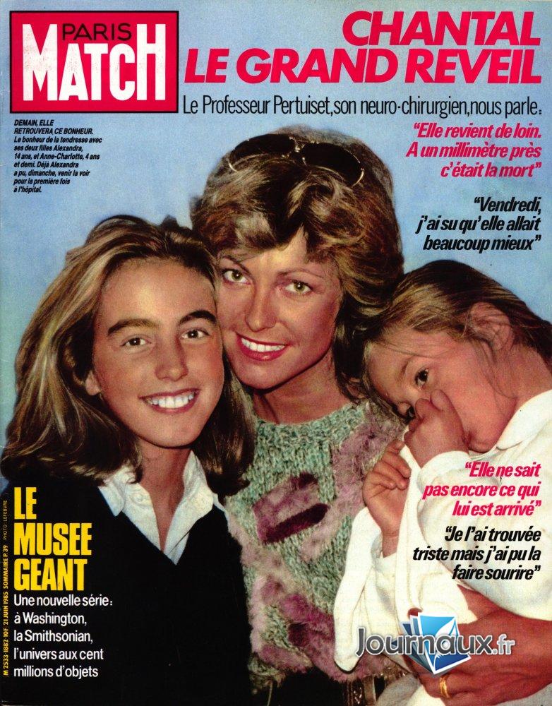 Paris Match du 21 Juin 1985 Chantal Nobel n° 1882 2023-08-04