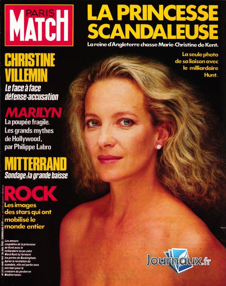 Paris Match du 26 Juillet 1985 Kent Marilyn n° 1887 2023-08-04