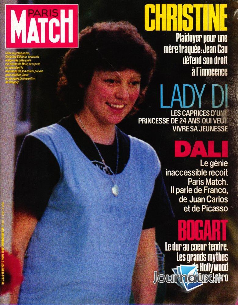 Paris Match du 02 Aout 1985 Villemin  n° 1888 2023-08-04