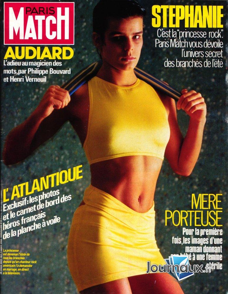 Paris Match du 09 Aout 1985 Stéphanie / Audiard n° 1889 2023-08-04