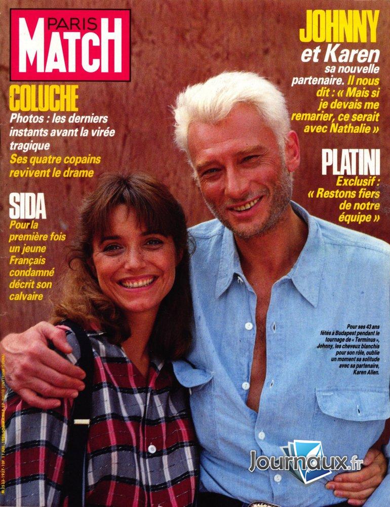 Paris Match du 11 Juillet 1986 Johnny Hallyday n° 1937 2023-02-24