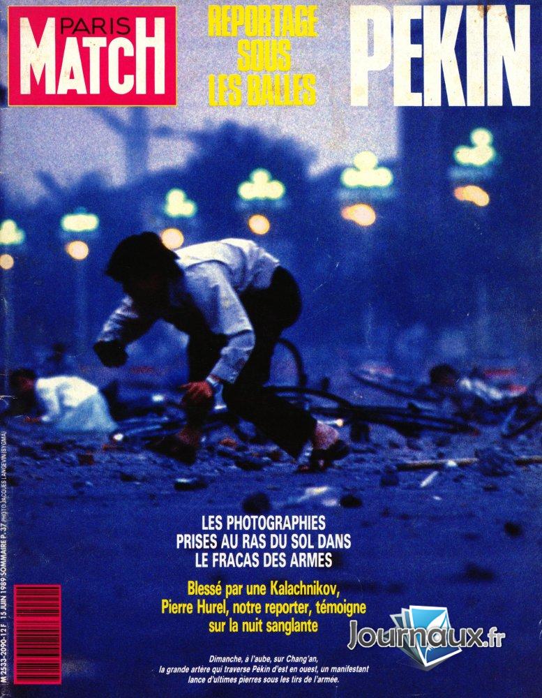 Paris Match du 15 Juin 1989  - Reportage sous les balles Pekin n° 2090 2025-08-29