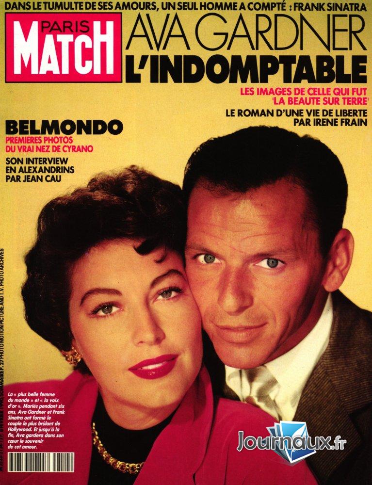Paris Match du 8 février 1990 Ava Gardner n° 2124 2024-05-23