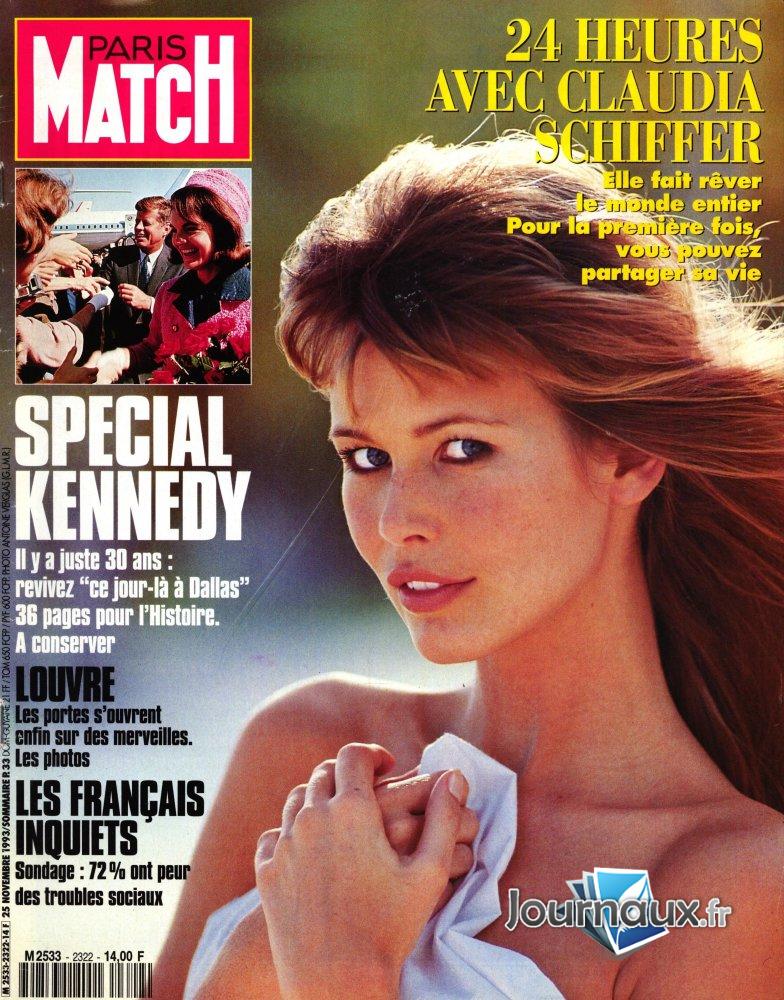Paris Match du 25 Novembre 1993 Schiffer n° 2322 2022-07-19