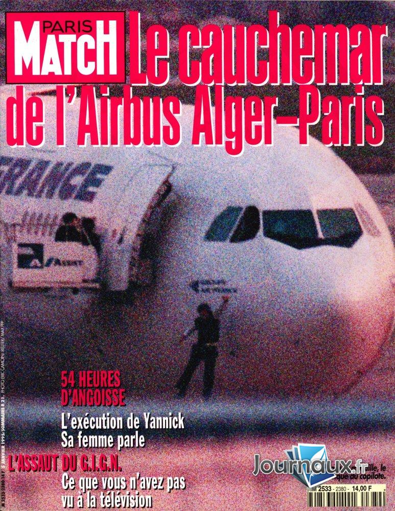 Paris Match du 5 Janvier 1995 Airbus Alger-Paris