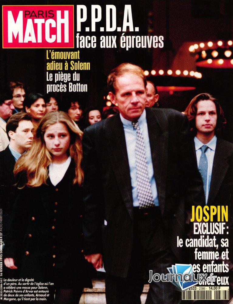 Paris Match du 16 Février 1995 PPDA