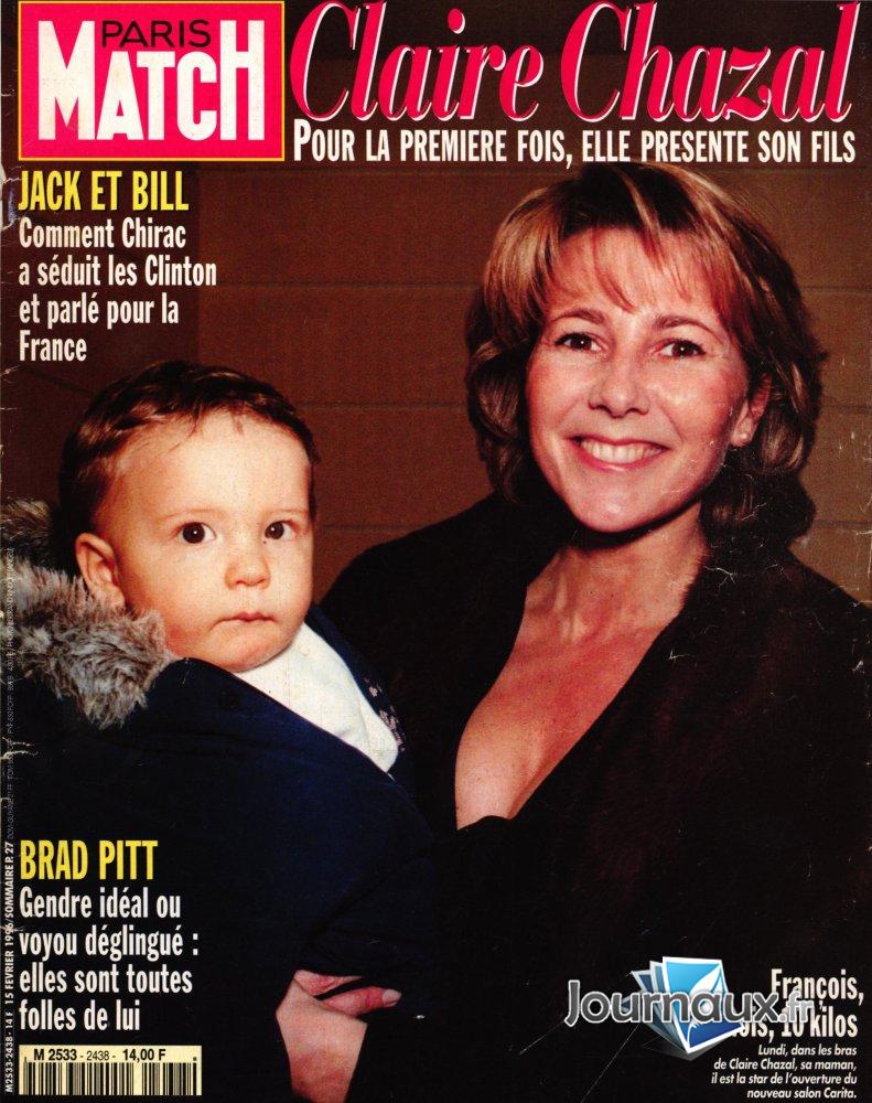 Paris Match du 15 Février 1996  - Claire Chazal n° 2438 2025-08-29