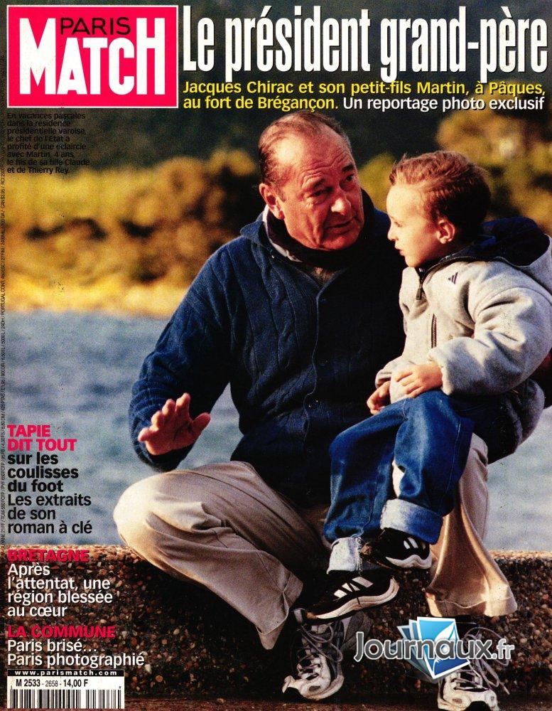 Paris Match du 4 Mai 2000  - Le président grand-père  n° 2658 2025-09-02